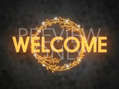 Peaceful Advent Welcome Still