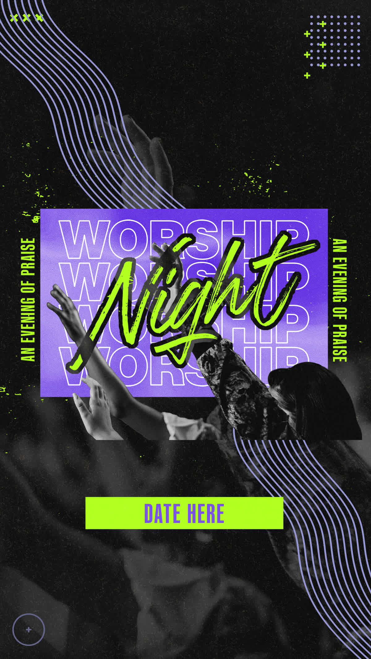 Worship Night An Evening Of Praise Social Title Story