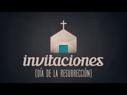 Invitaciones (Dia De La Resurreccion)