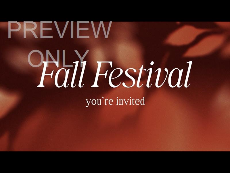 Autumn Again Fall Festival Still