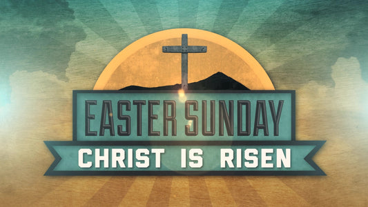 Vintage Easter Sunday Title Still