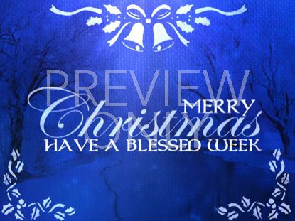 Sapphire Christmas Goodbye Still