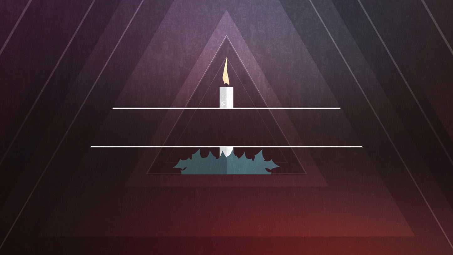 Christmas Advent Candles Title Blank 01