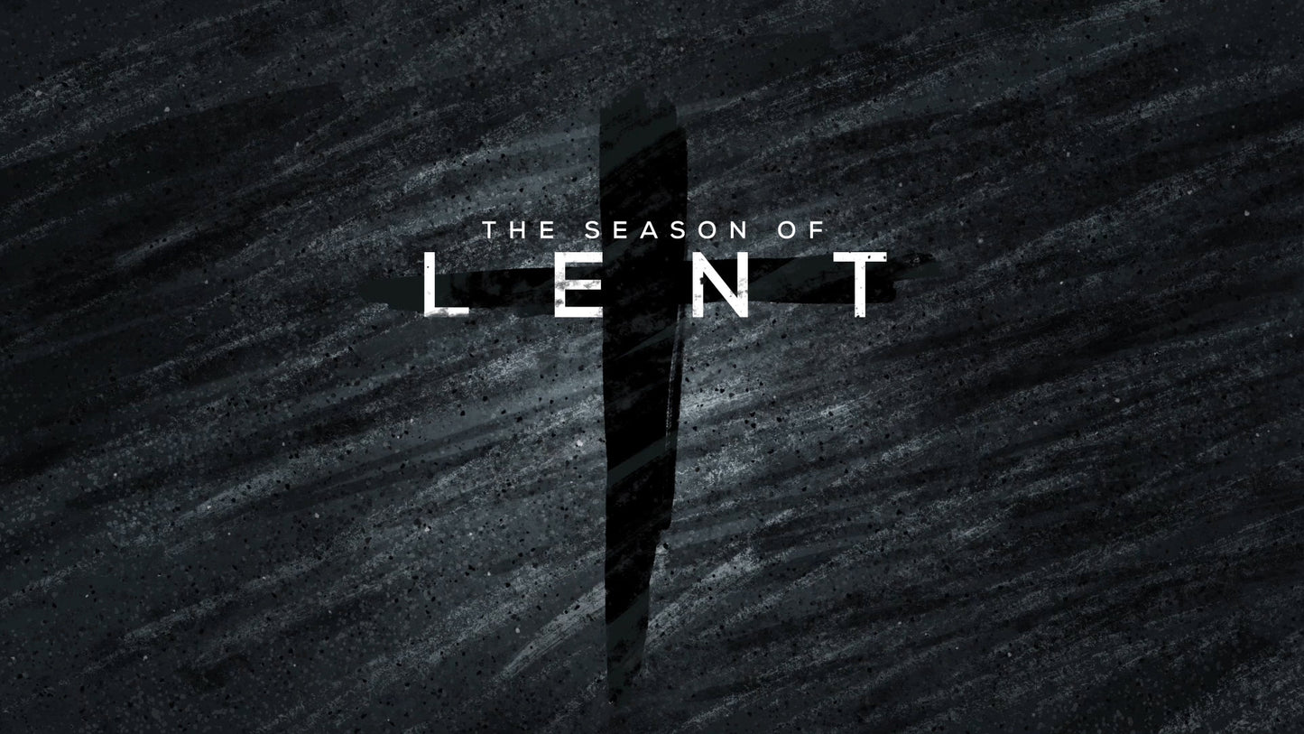 Sketched Dust Lent Title