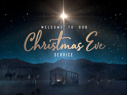Starry Night Nativity Christmas Eve