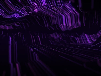 Fiber Optic Purple Cavern