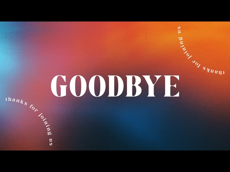 Hope Is On The Rise Goodbye