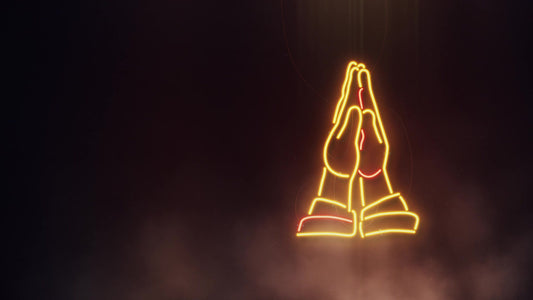 Neon Prayer Oremus