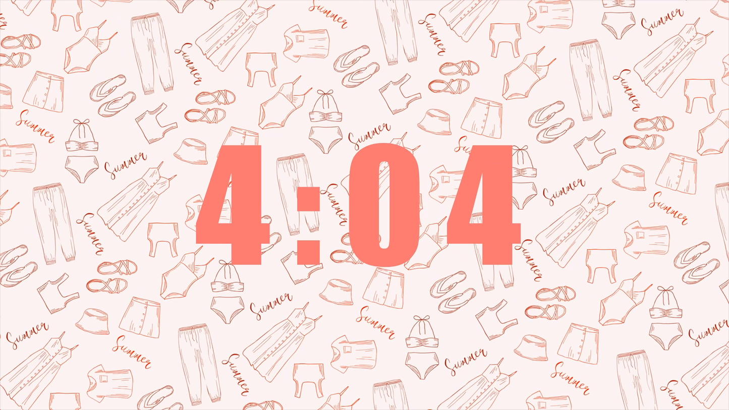 Summer Clothes Countdown