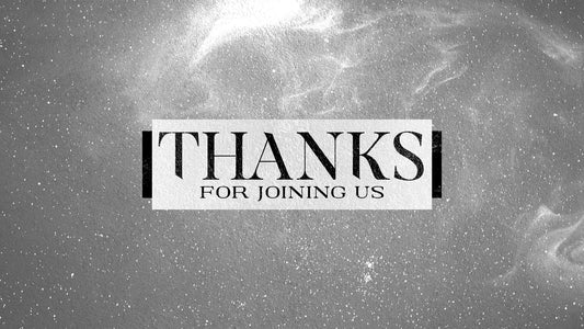 Lent Thanks For Joining Us Still