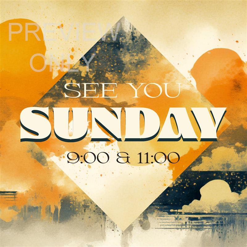 Youre Invited: Sundays Social Graphic Title