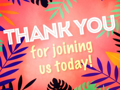 Palm Sunday Party Closing Motion