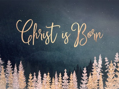 Christmas Sparkle Christ Is Born