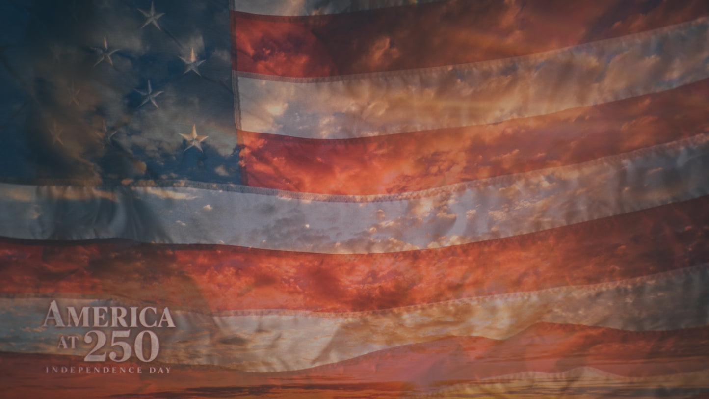 America At 250 Flag Clouds Sermon Loop