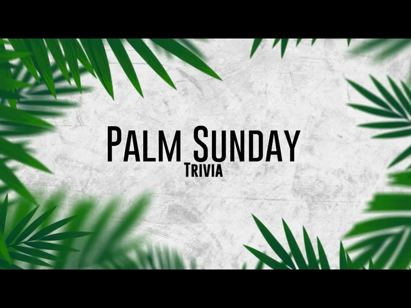 Palm Sunday Trivia Countdown 3