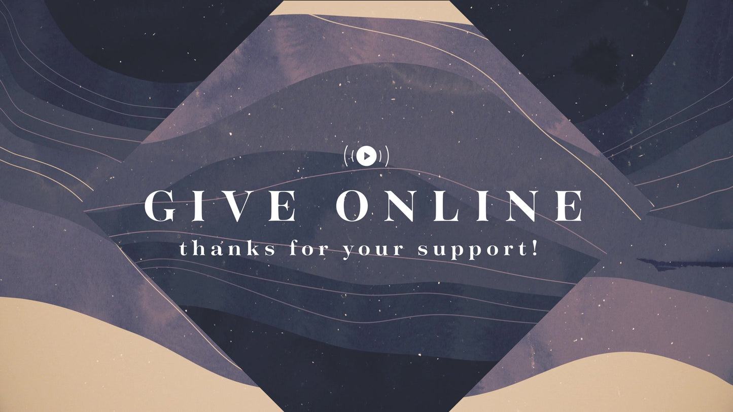 Holy Week Waves: Give Stream Still