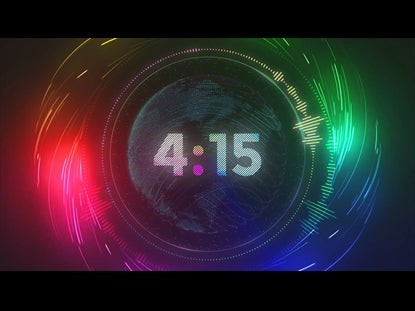 Global Neon Countdown