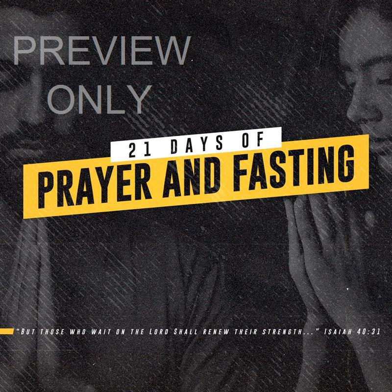 21 Days Of Prayer And Fasting 2: Social Graphics Title