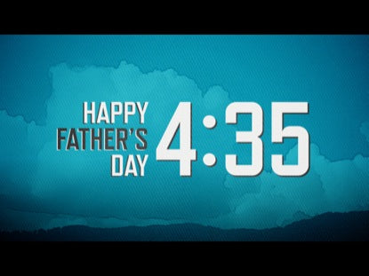 Father's Day Blue Countdown