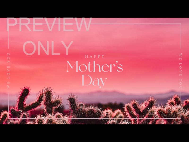 Desert Pink Happy Mother's Day