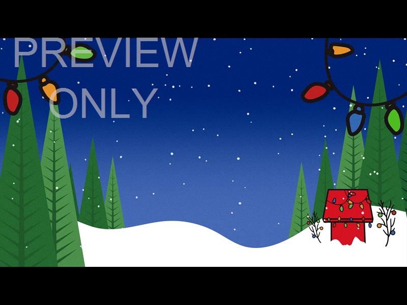 Christmas Time Is Here: Blue Scenic Still