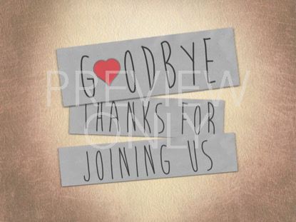 Made With Love Closing Still