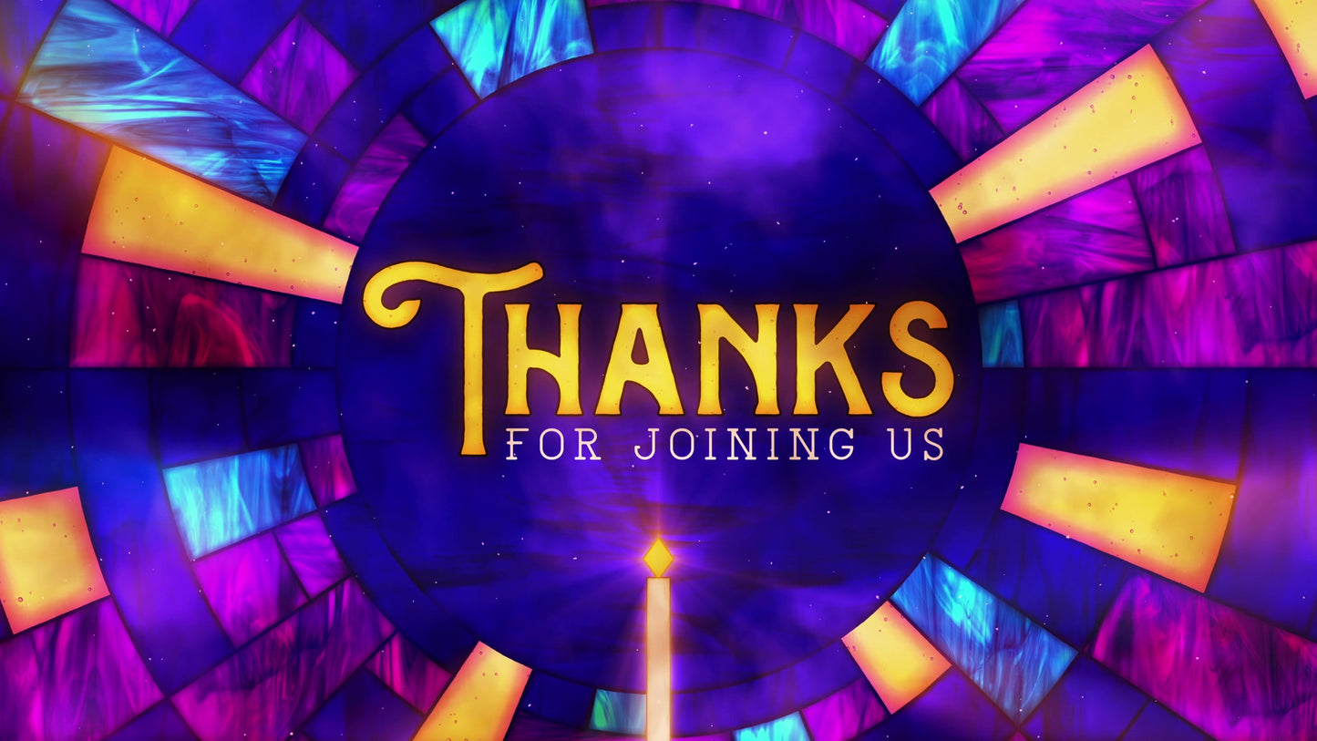 Stained Glass Christmas Christmas Closing