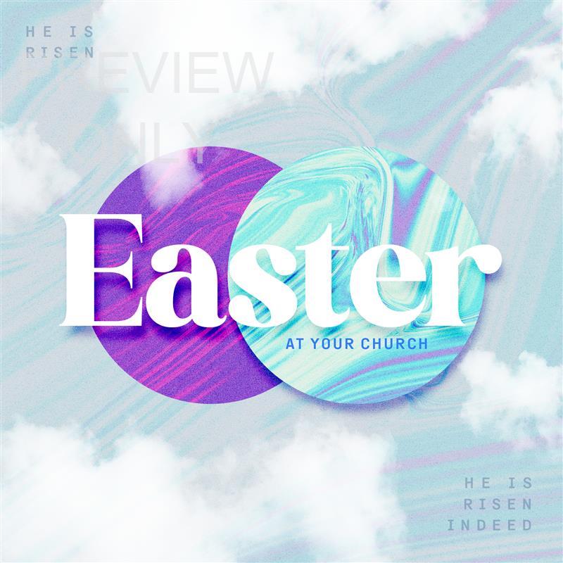 He Is Risen Social Graphic Title