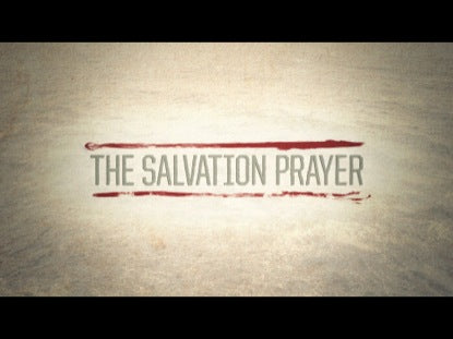 Salvation Prayer
