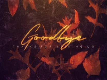 Fall Into Grace Closing Motion