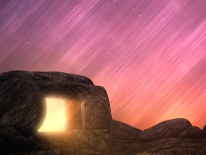 Vivid Fibers Easter Tomb Glow