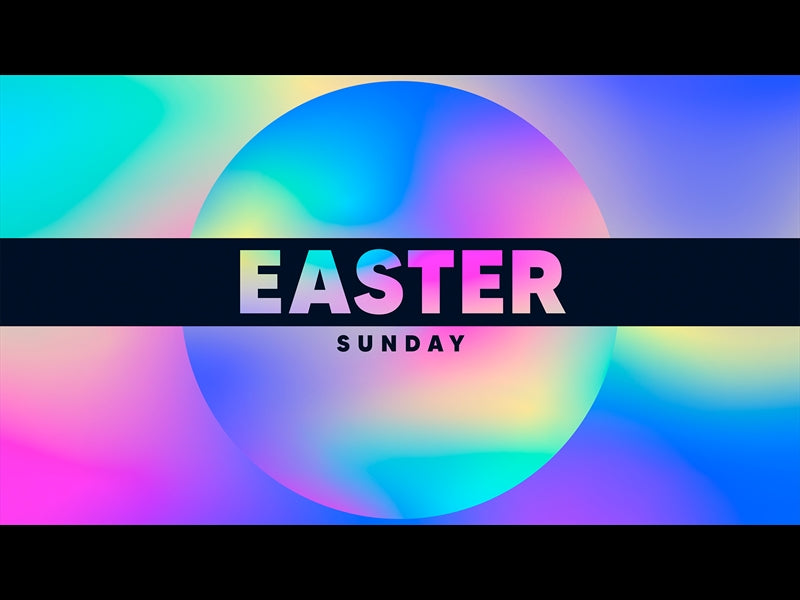 Spring Gradient Easter Sunday