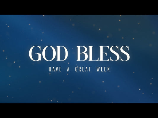 The Heavens Declare God Bless