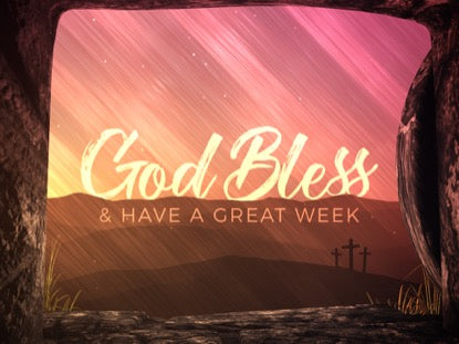 Vivid Fibers Easter God Bless