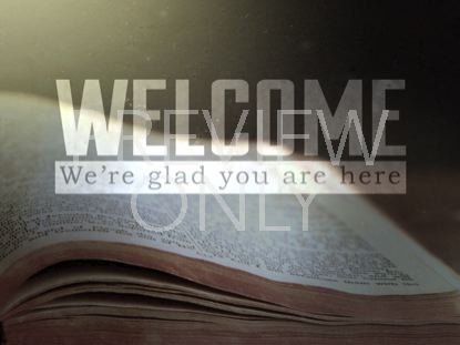Open Bible Welcome Still