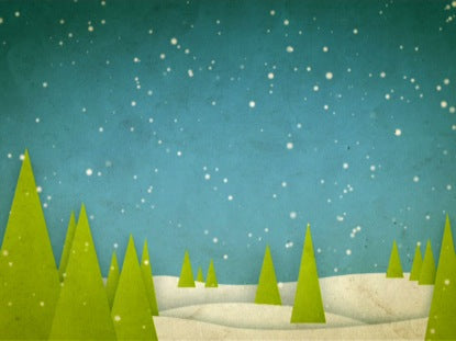 Trees And Snow Loop
