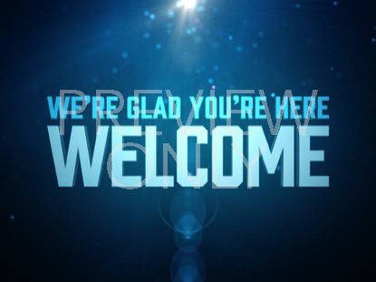 Particle Glow Welcome