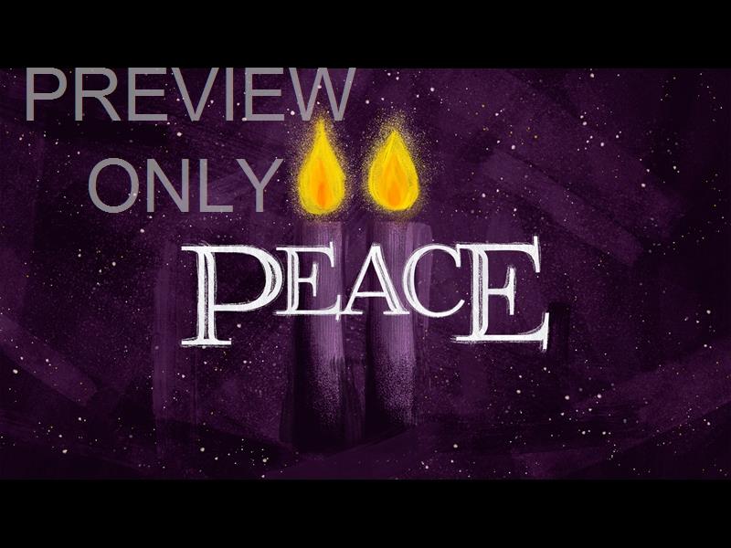 Jeweled Brush Advent - Peace Still
