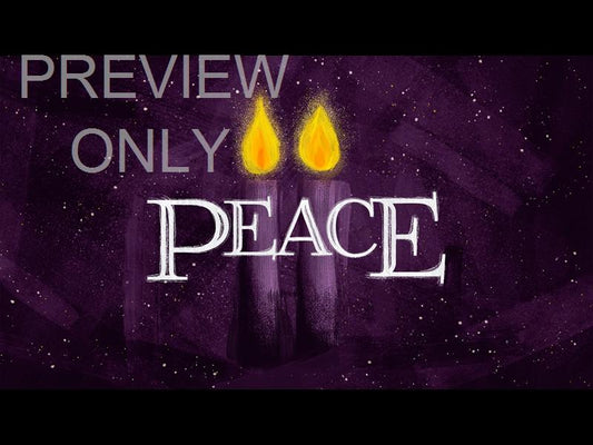 Jeweled Brush Advent - Peace Still