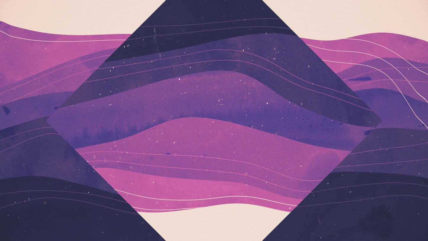 Holy Week Waves: Purple Alt Still