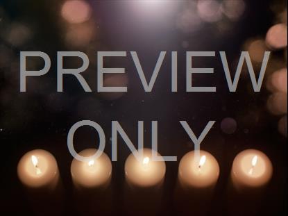 Advent Glow Christ Is Born Candles Still