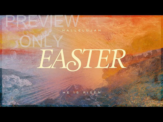 Easter Etching - Easter Title Still