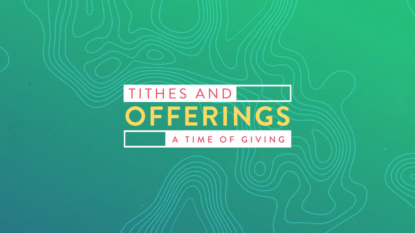 Topo Lines Tithes Offerings Still