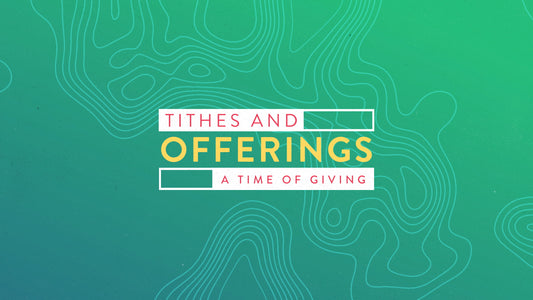 Topo Lines Tithes Offerings Still