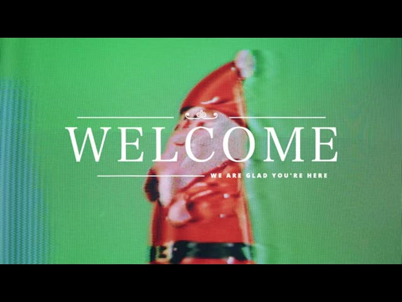 Crt Christmas Ornaments Welcome