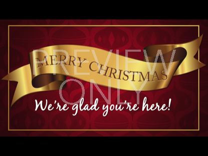 Merry Christmas Welcome Still