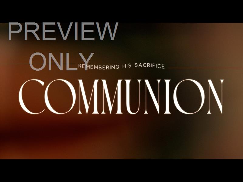 Never Alone Communion Still
