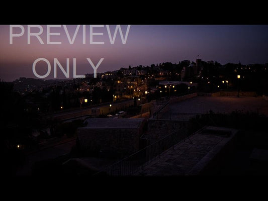 Jerusalem Israel Night