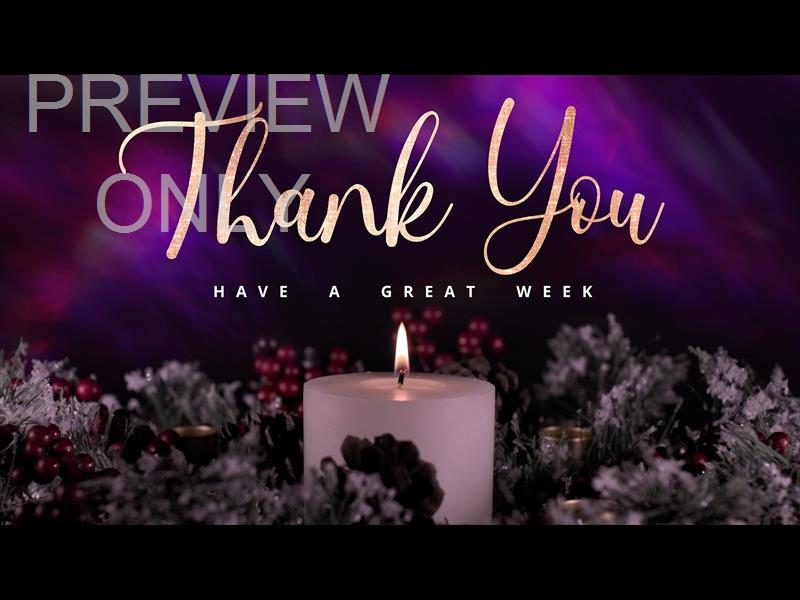 Advent Wreath Close Still