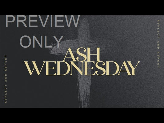 Lent Colors Ash Wednesday Title Still